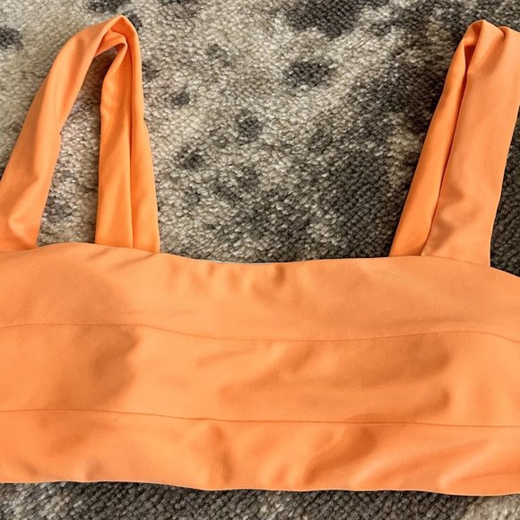 Zafa Women’s Orange Bikini Top Zaful Medium - Picture 1 of 4
